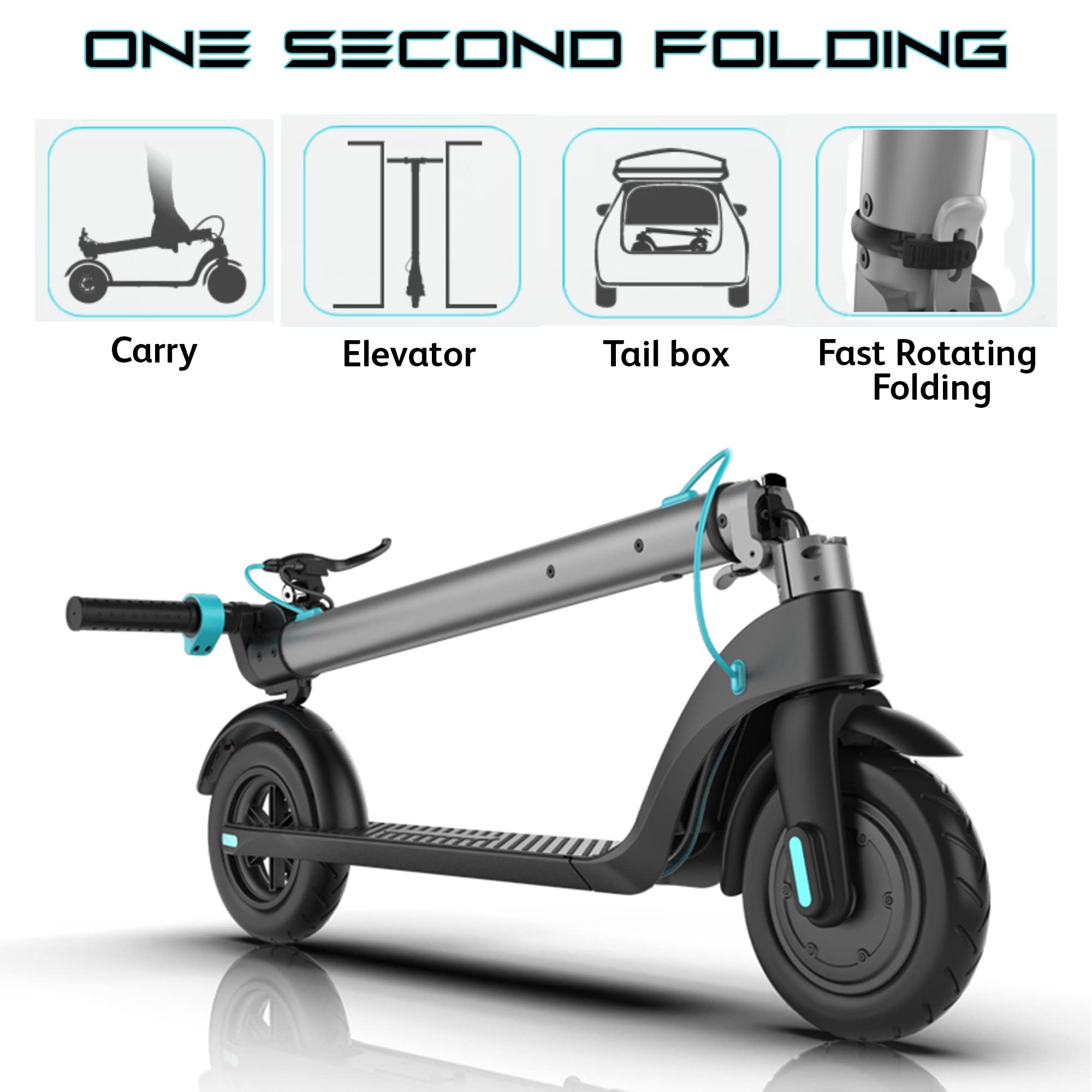 UBOARD X7 Electric Scooter - Image 3